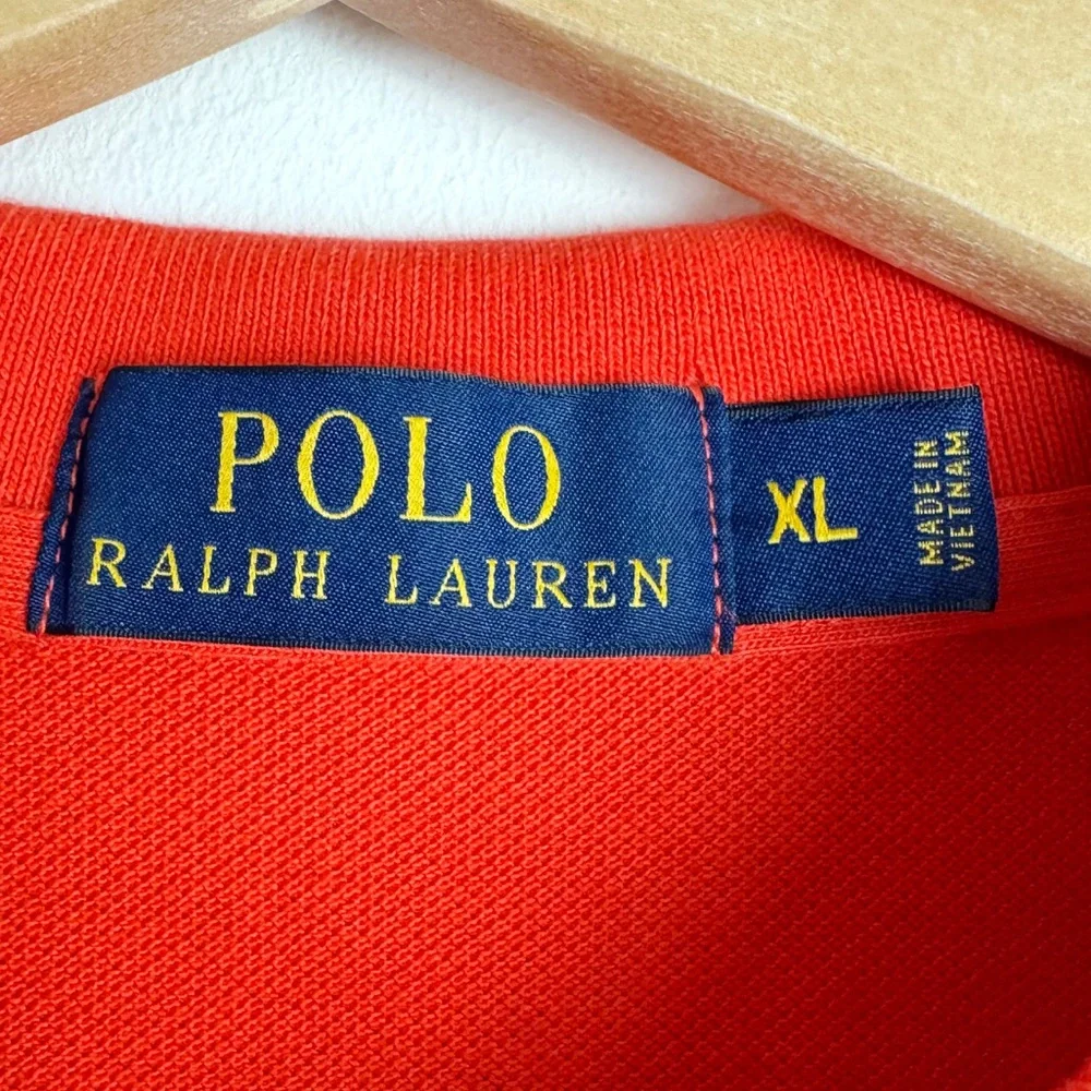Polo Ralph Lauren Red-Orange Iconic Polo Shirt